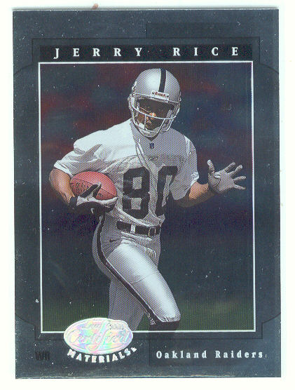 2001 Leaf Certified Materials #47 Jerry Rice