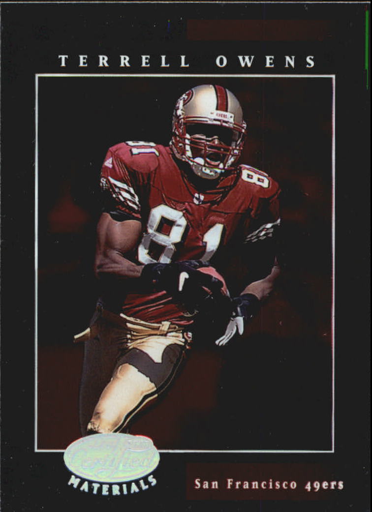2001 Leaf Certified Materials #86 Terrell Owens