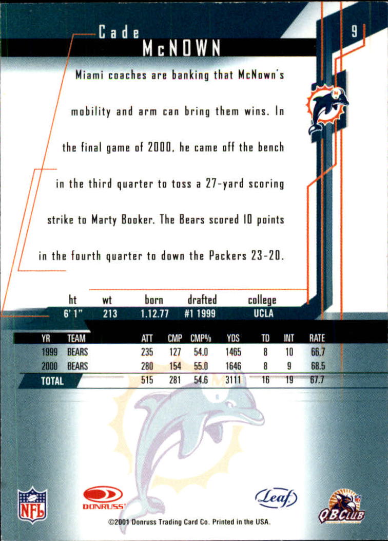 2001 Rookies and Stars (Leaf) Football "Main Set" Cards - Picture 19 of 257