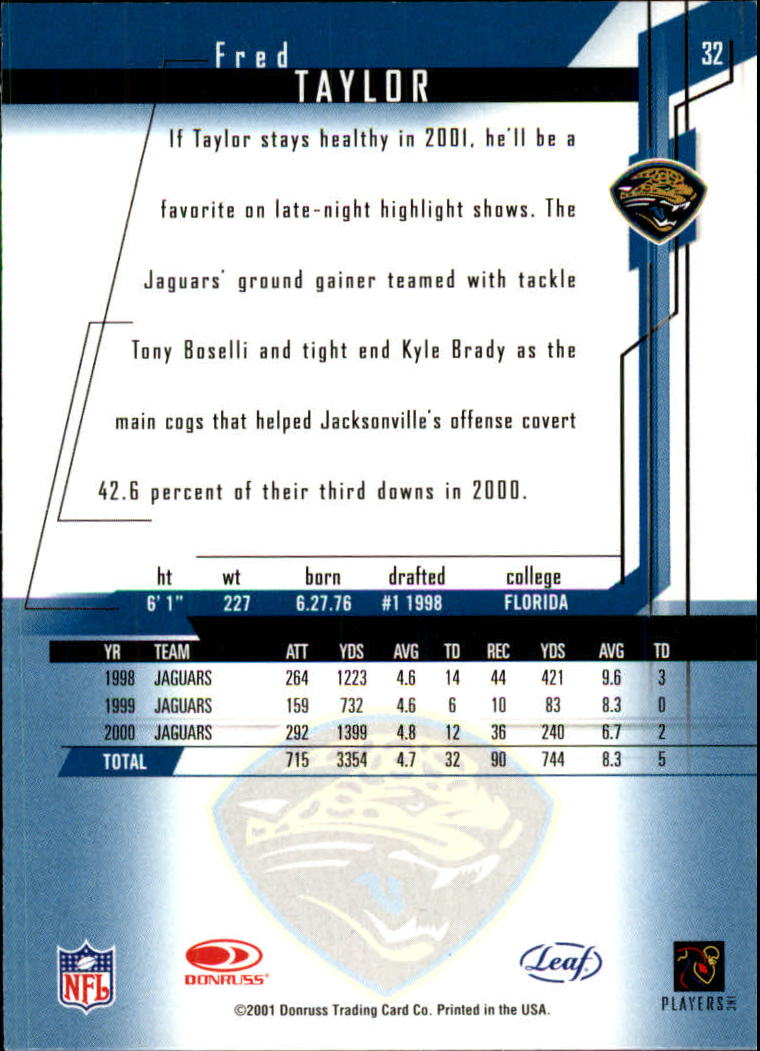 2001 Rookies and Stars (Leaf) Football "Main Set" Cards - Picture 65 of 257