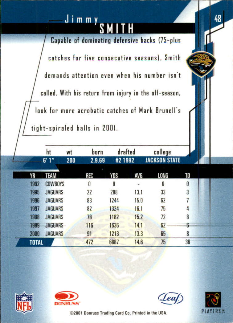 2001 Rookies and Stars (Leaf) Football "Main Set" Cards - Picture 97 of 257