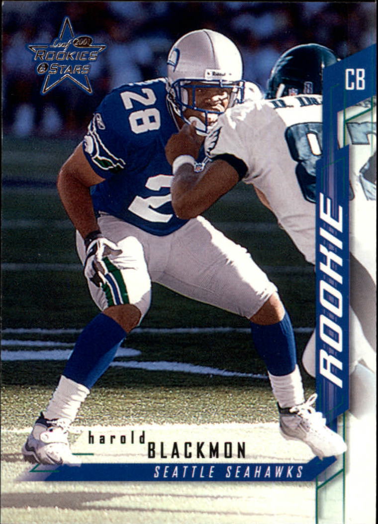 2001 Rookies and Stars (Leaf) Football "Main Set" Cards - Picture 204 of 257