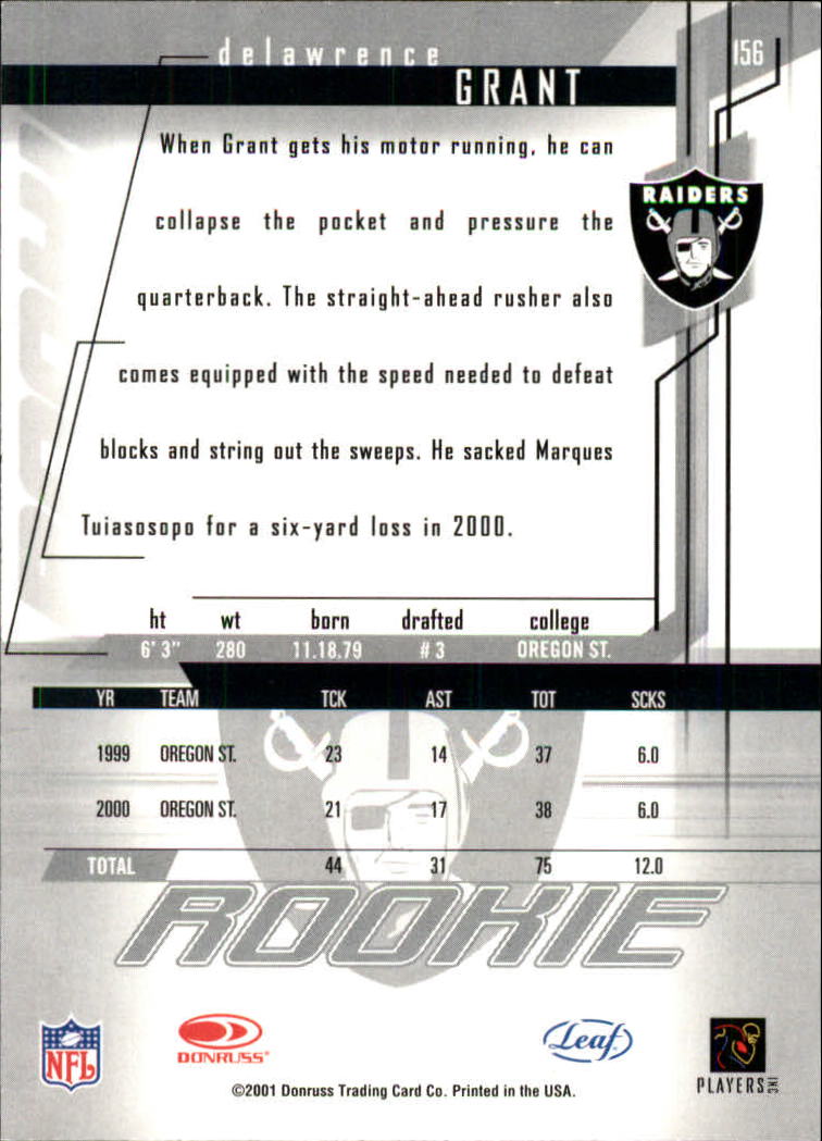 2001 Rookies and Stars (Leaf) Football "Main Set" Cards - Picture 231 of 257