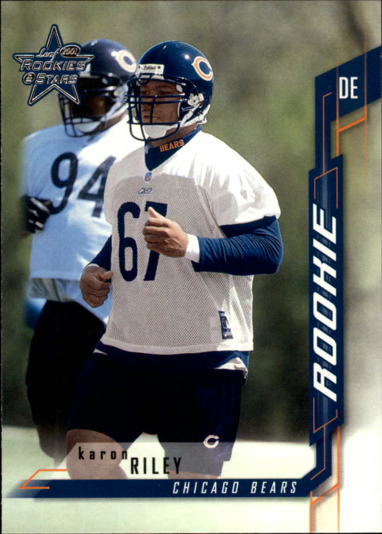 2001 Rookies and Stars (Leaf) Football "Main Set" Cards - Picture 232 of 257