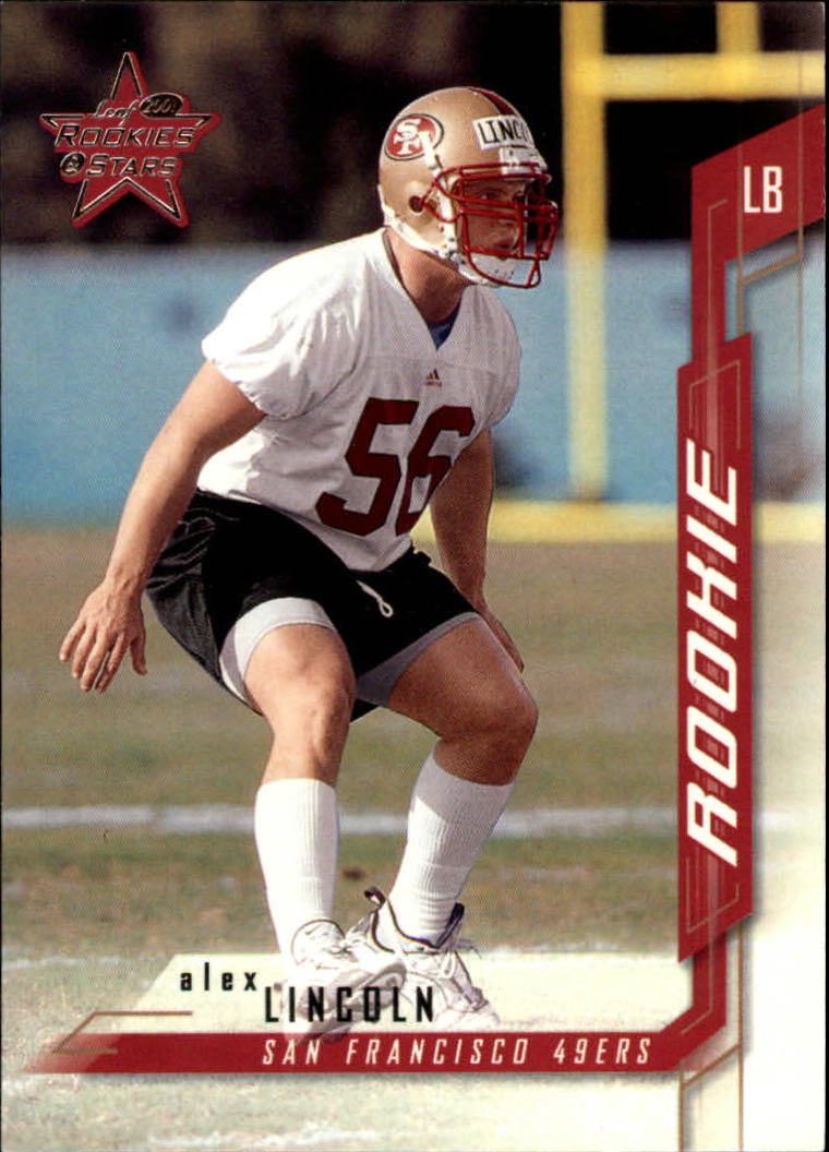 2001 Rookies and Stars (Leaf) Football "Main Set" Cards - Picture 242 of 257