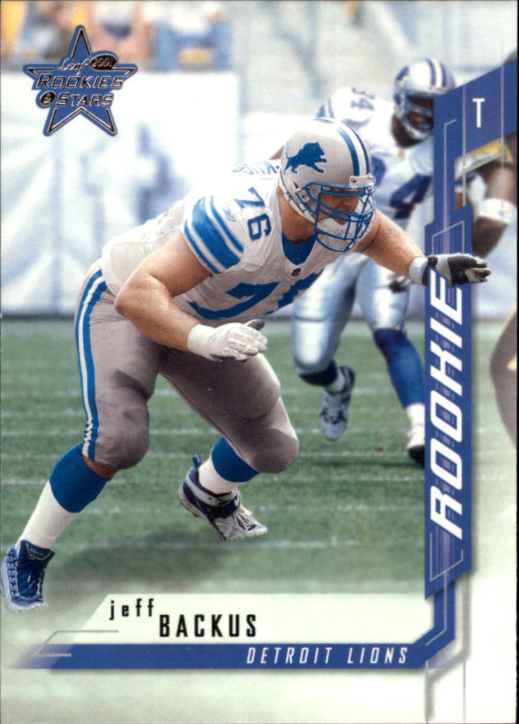 2001 Rookies and Stars (Leaf) Football "Main Set" Cards - Picture 256 of 257