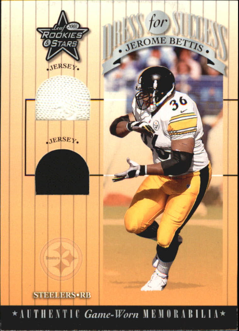 2001 Leaf Rookies and Stars Dress For Success #DFS11 Jerome Bettis