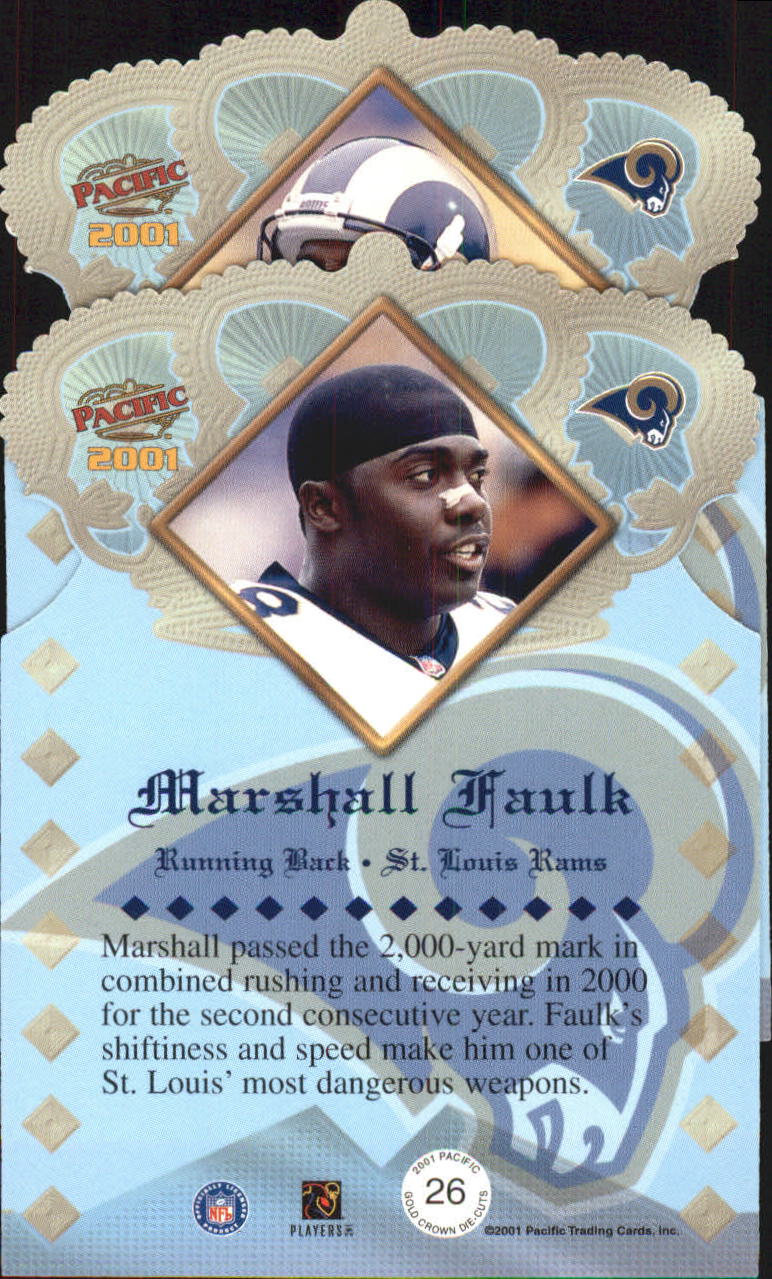 2001 Pacific Football Cards - Picture 39 of 45