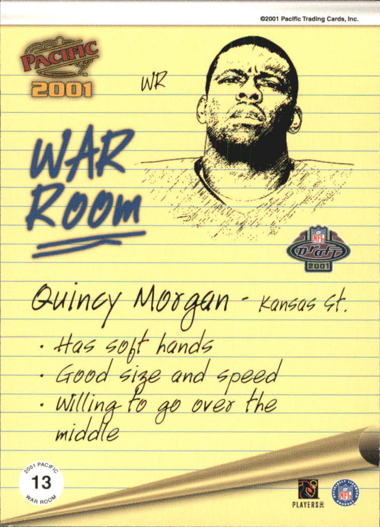 2001 Pacific Football Cards - Picture 45 of 45