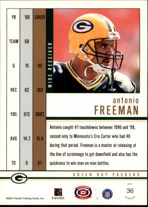 2001 Dynagon (Pacific) Football Cards - Picture 15 of 135