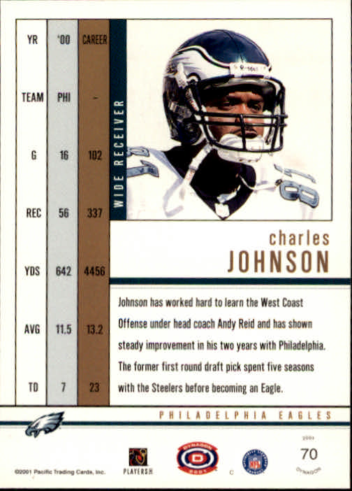 2001 Dynagon (Pacific) Football Cards - Picture 37 of 135