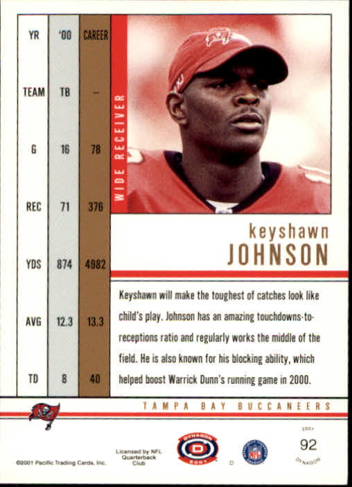 2001 Dynagon (Pacific) Football Cards - Picture 59 of 135