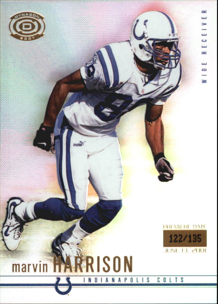 2001 Pacific Dynagon Premiere Date #38 Marvin Harrison