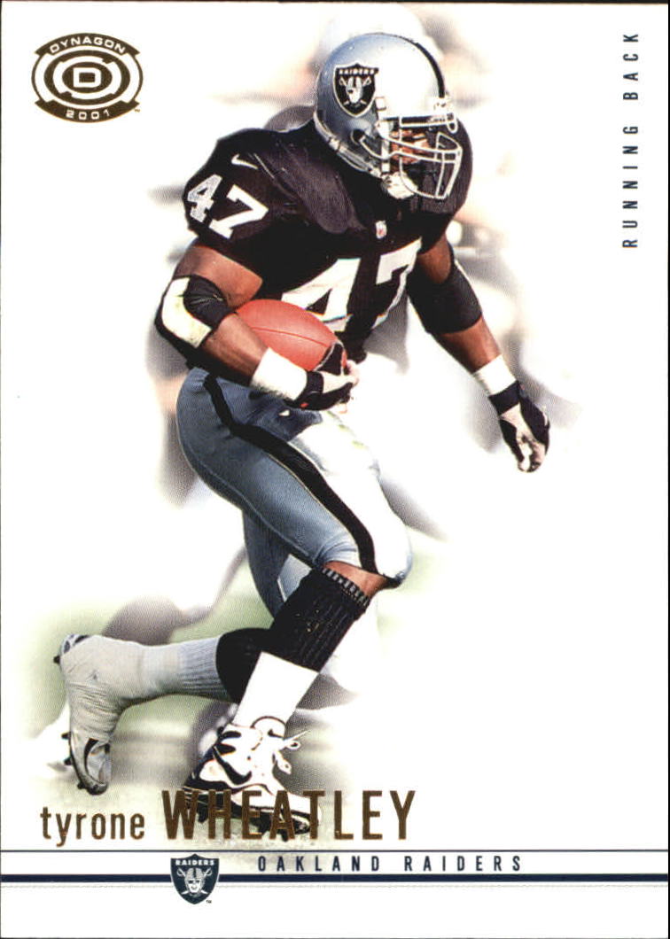 2001 Pacific Dynagon Retail #69 Tyrone Wheatley