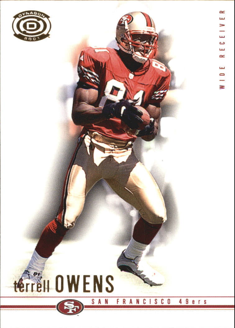 2001 Pacific Dynagon Retail #84 Terrell Owens