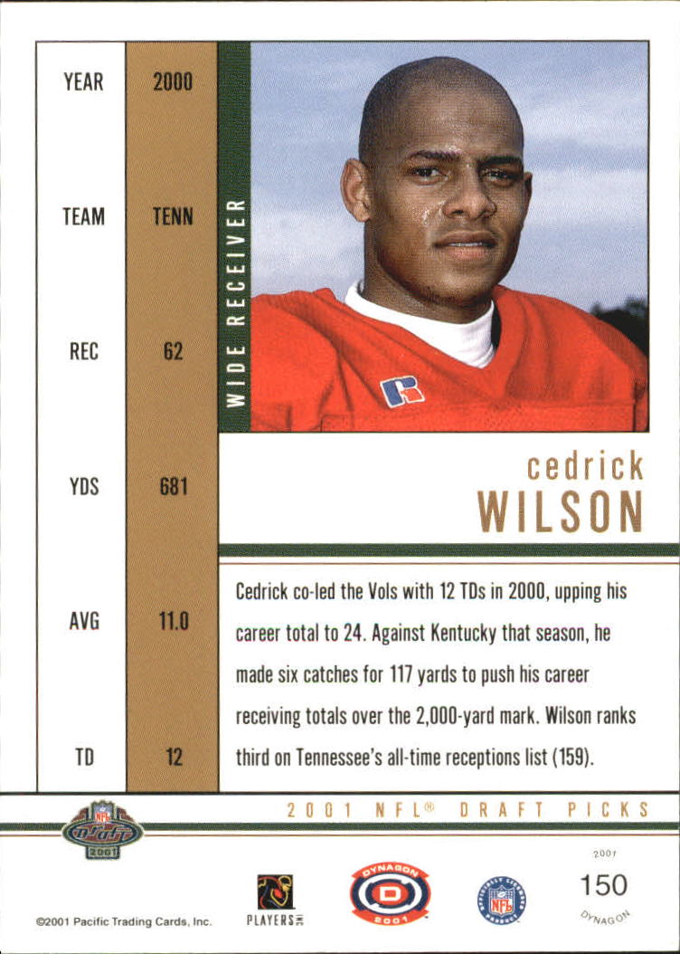 2001 Dynagon (Pacific) Football Cards - Picture 103 of 135