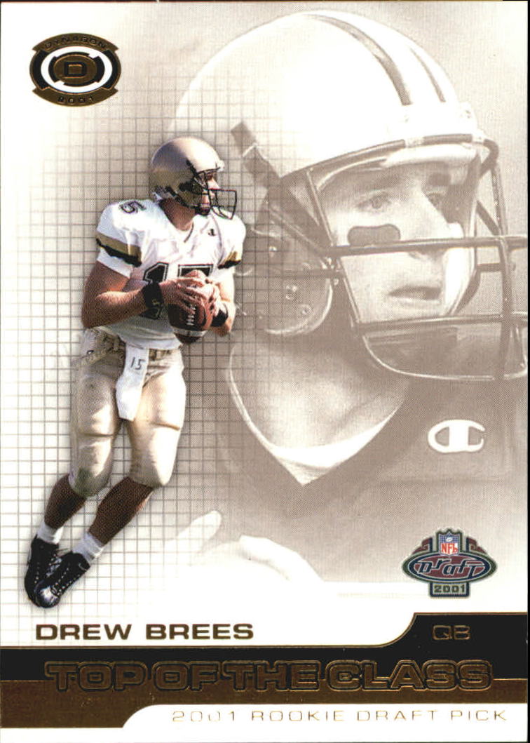 2001 Pacific Dynagon Top of the Class #3 Drew Brees