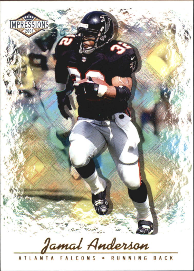 2001 Pacific Impressions Retail #6 Jamal Anderson