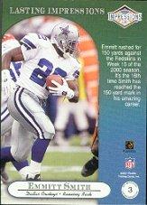 2001 Pacific Impressions Lasting Impressions #3 Emmitt Smith back image