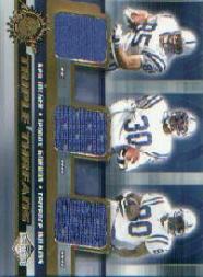 2001 Pacific Impressions Triple Threads #22 Ken Dilger/Lennox Gordon/Terrence Wilkins