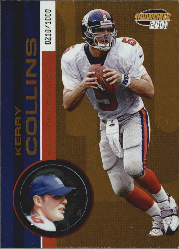 2001 Invincible (Pacific) Football "Main Set" Cards - Picture 16 of 27