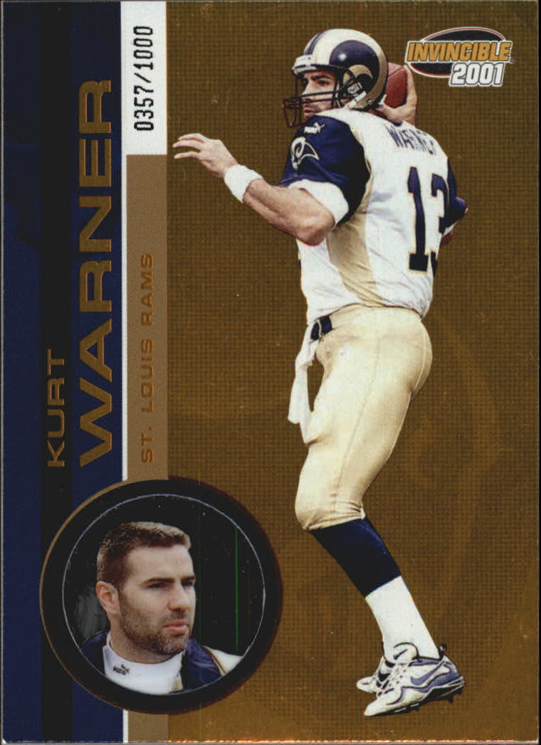 2001 Invincible (Pacific) Football "Main Set" Cards - Picture 18 of 27