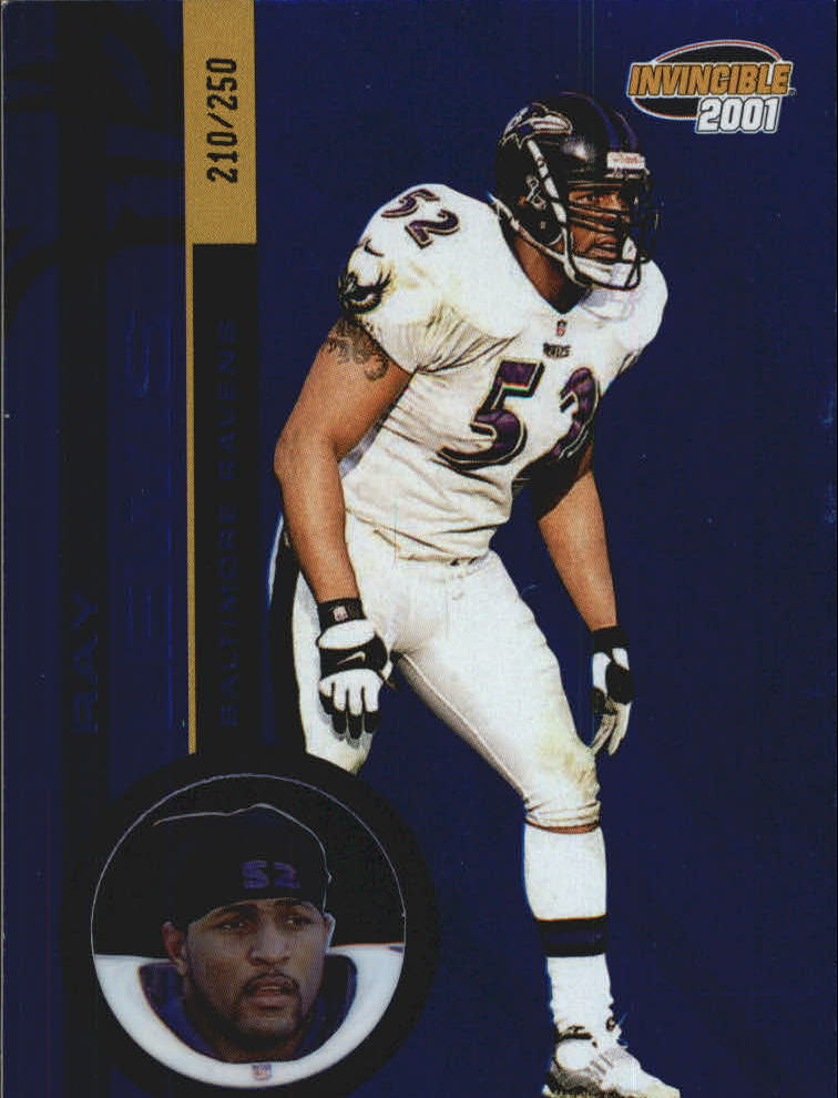 2001 Pacific Invincible Blue #19 Ray Lewis