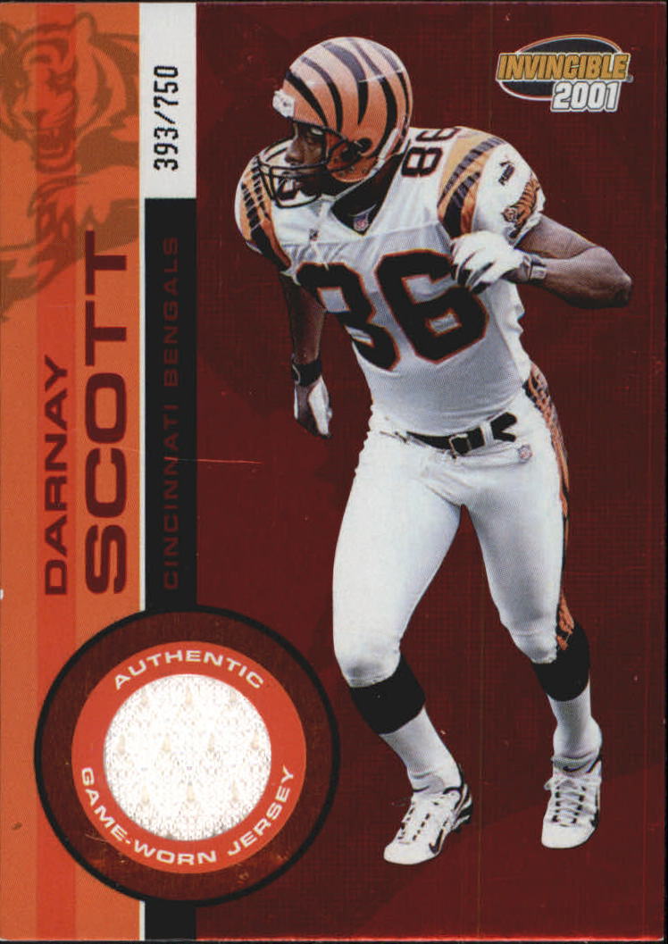 2001 Pacific Invincible Red #51 Darnay Scott JSY