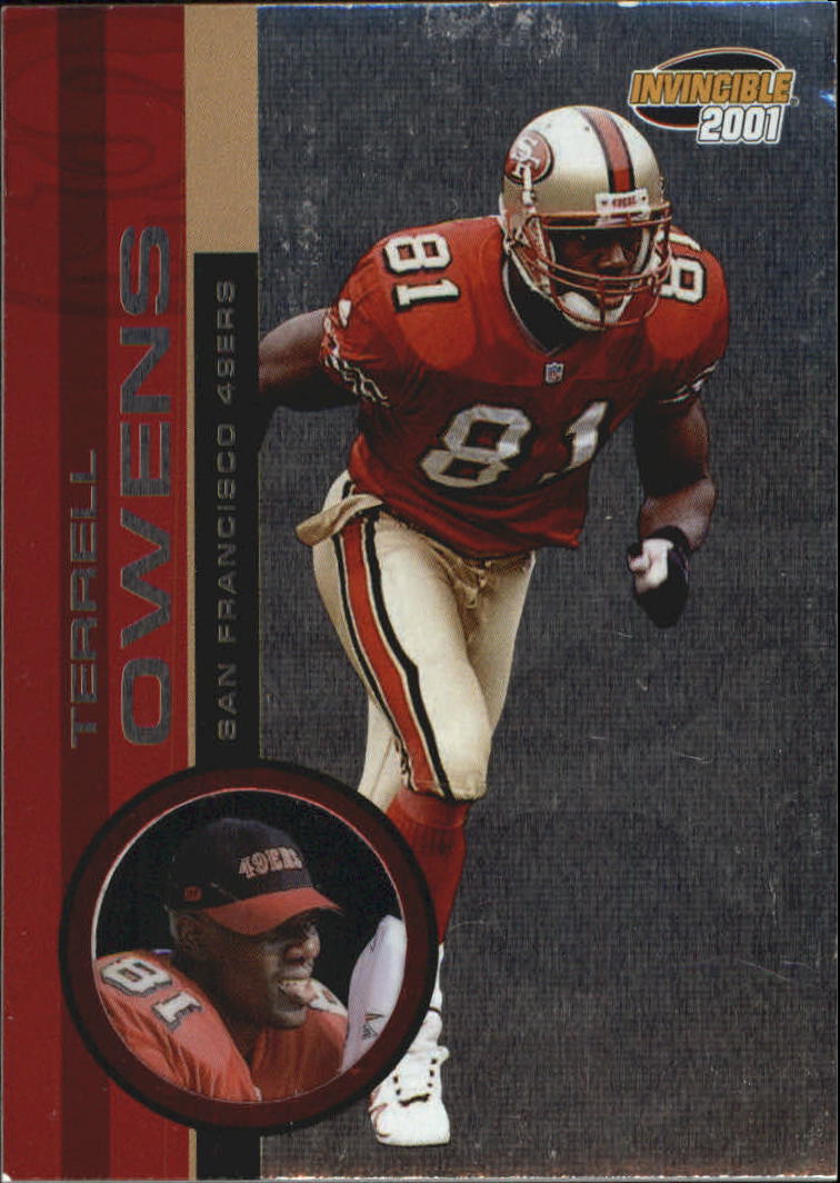 2001 Pacific Invincible Retail #217 Terrell Owens