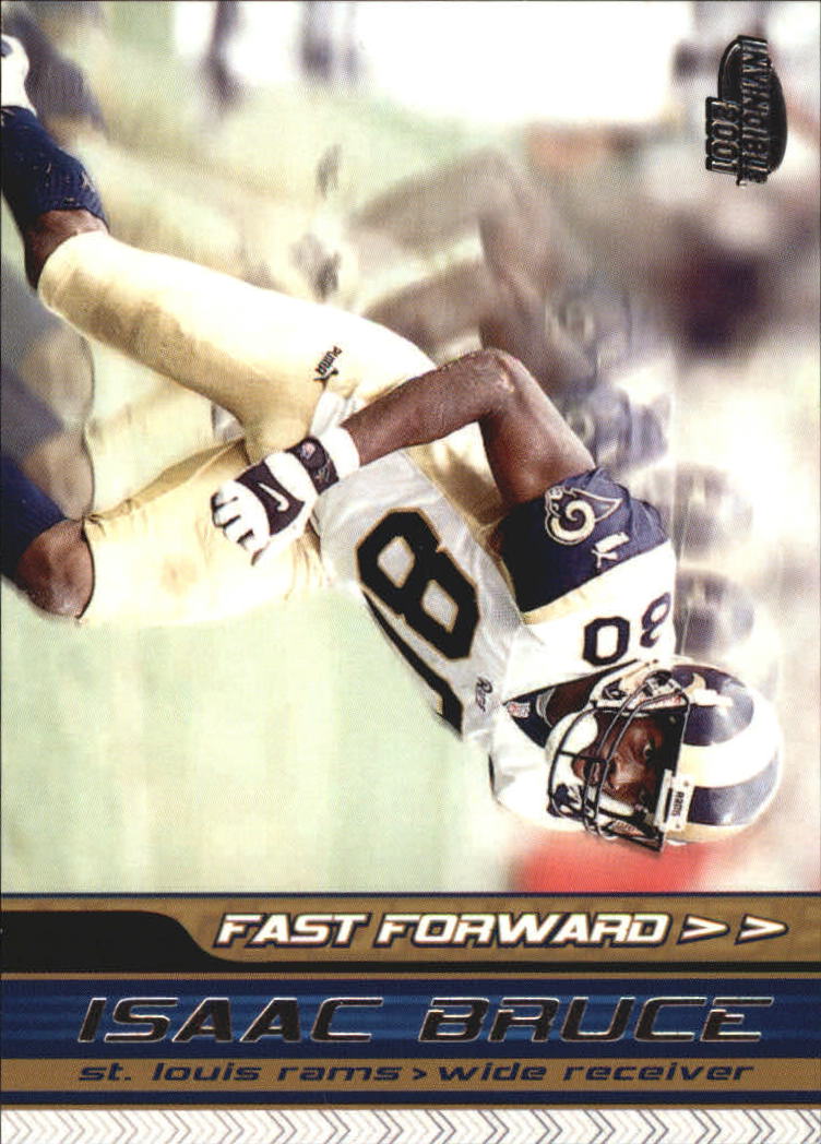 2001 Pacific Invincible Fast Forward #15 Isaac Bruce