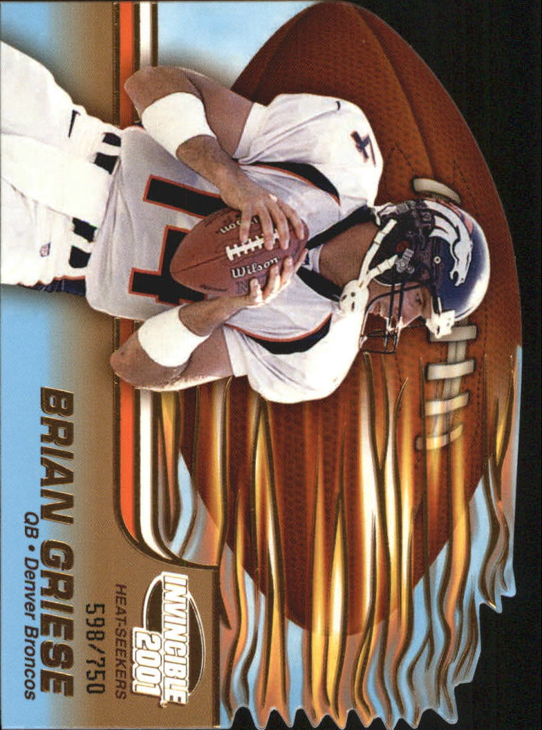 2001 Pacific Invincible Heat Seekers #7 Brian Griese