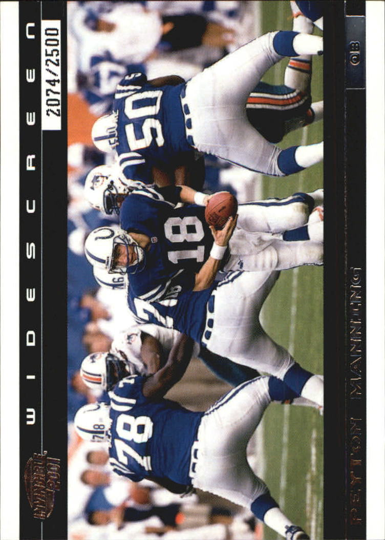 2001 Pacific Invincible Widescreen #7 Peyton Manning
