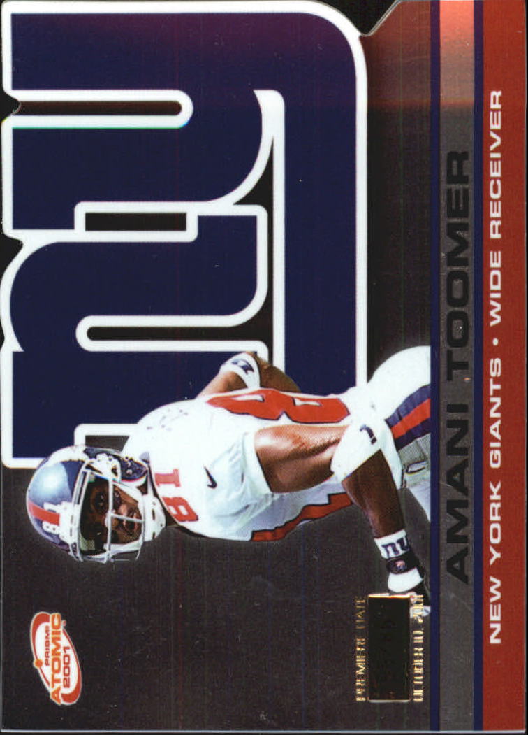 2001 Pacific Prism Atomic Premiere Date #96 Amani Toomer