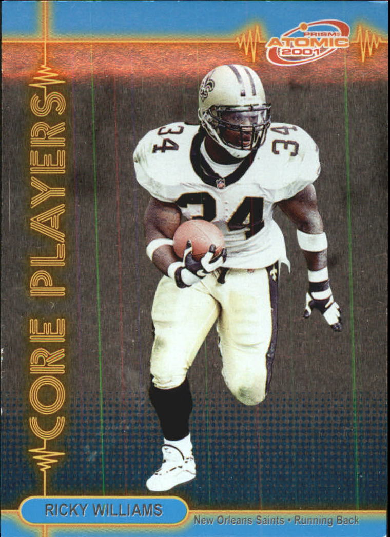 2001 Pacific Prism Atomic Core Players #12 Ricky Williams