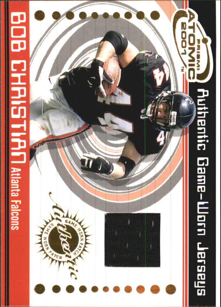 Brett Favre 2001 Pacific Prism Atomic Jersey Swatch #28 Green Bay