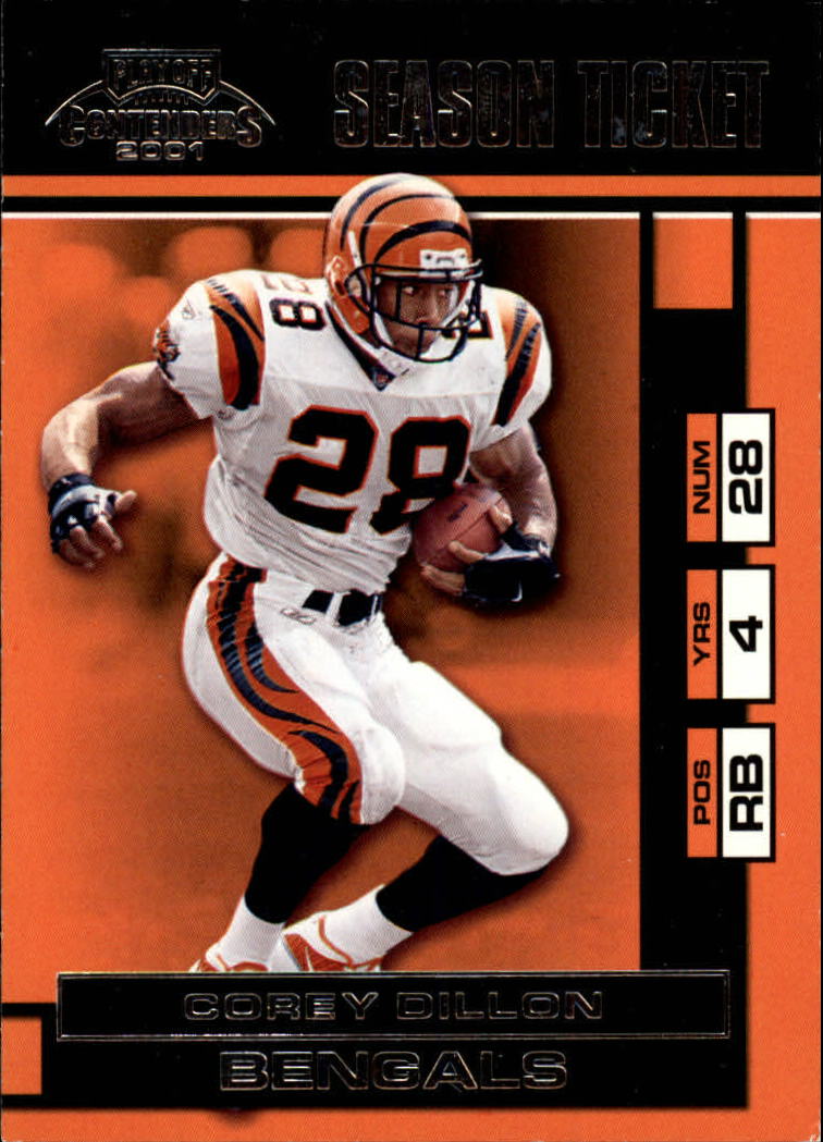 2001 Playoff Contenders #16 Corey Dillon