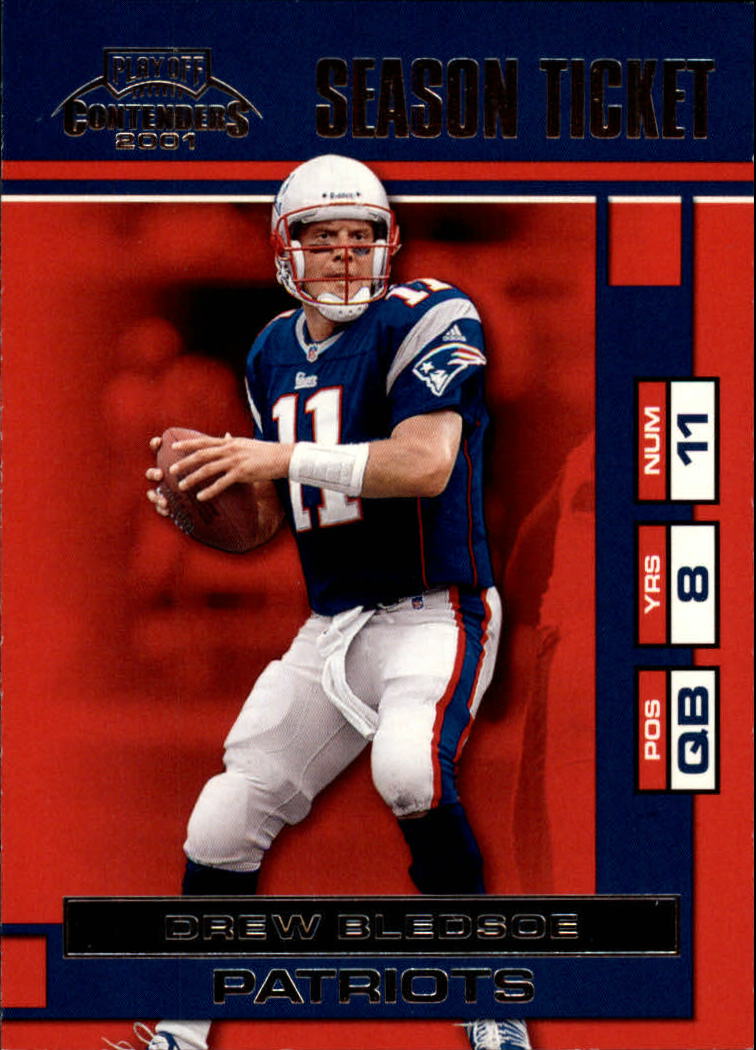 2001 Playoff Contenders #53 Drew Bledsoe