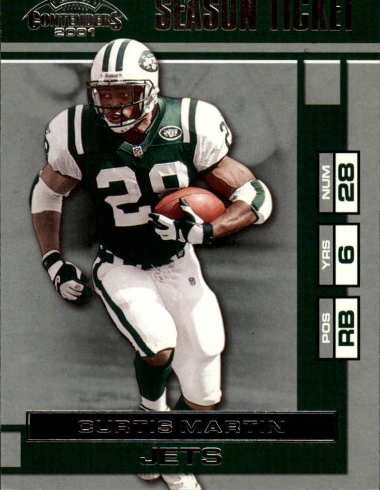 2001 Playoff Contenders #64 Curtis Martin