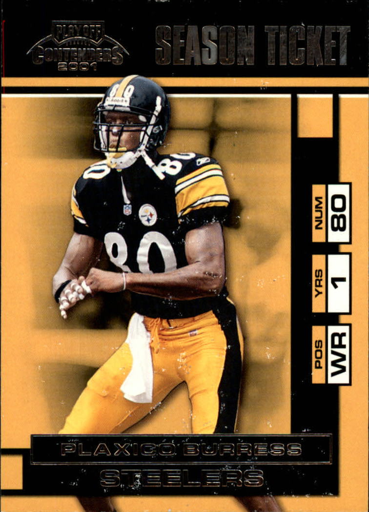 2001 Playoff Contenders #76 Plaxico Burress