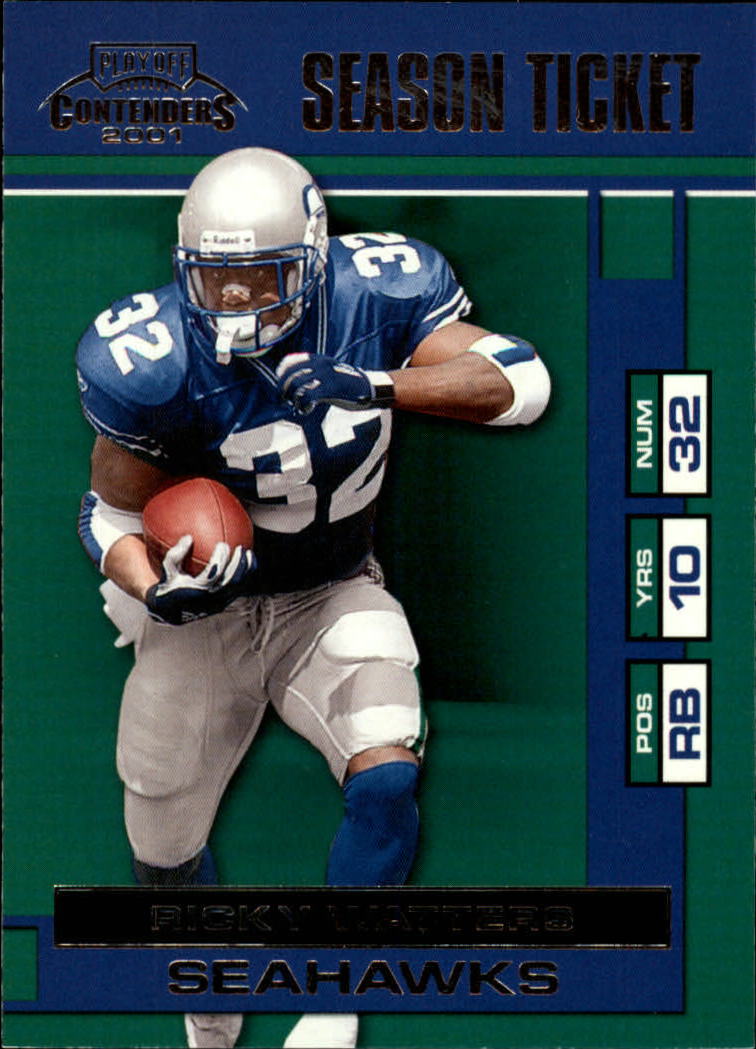 2001 Playoff Contenders #83 Ricky Watters