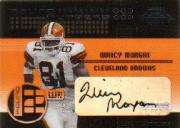 2001 Playoff Contenders Round Numbers Autographs #9 Chad Johnson/Quincy Morgan