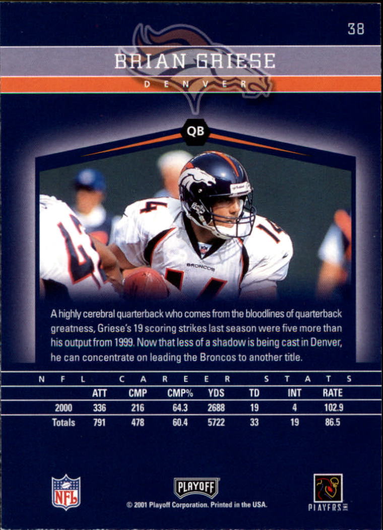 B1304- 2001 Playoff Honors FB Cards 1-235 +Inserts -You Pick- 15+ FREE US SHIP - Picture 67 of 179