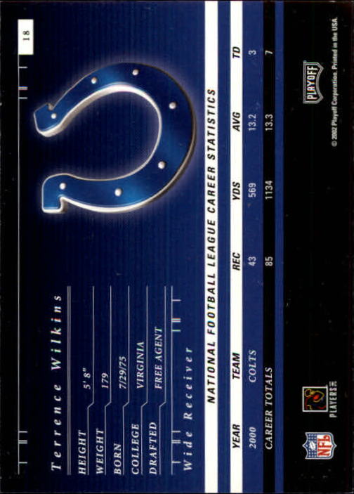 2001 Preferred (Playoff) Football Cards - Picture 5 of 43