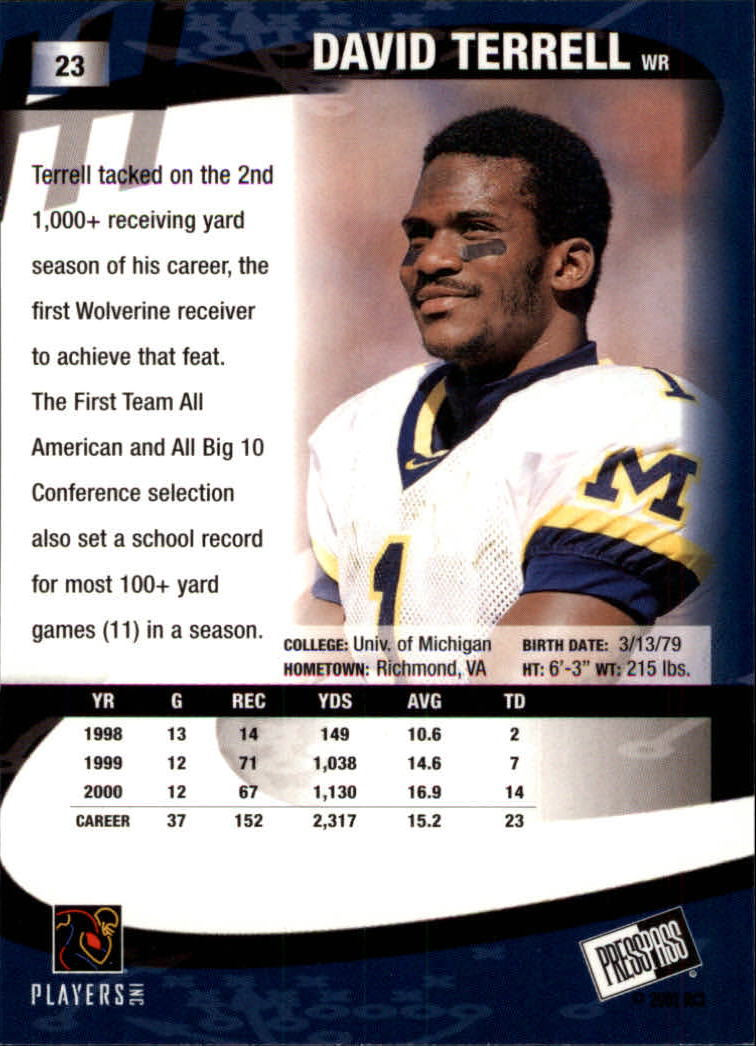 Michael Vick 2001 Pacific Crown Royale Draft Pick #23 – DJS