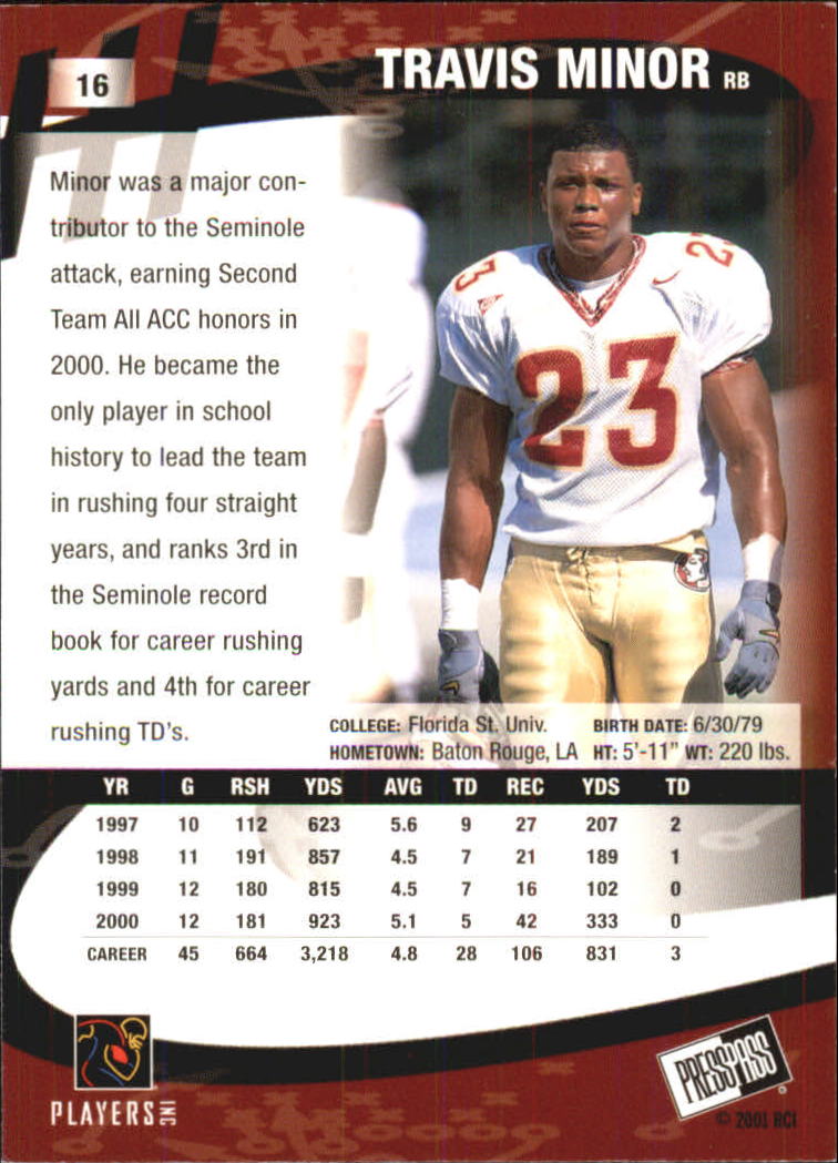 2001 Press Pass Football "Parallel" Cards - Picture 27 of 37