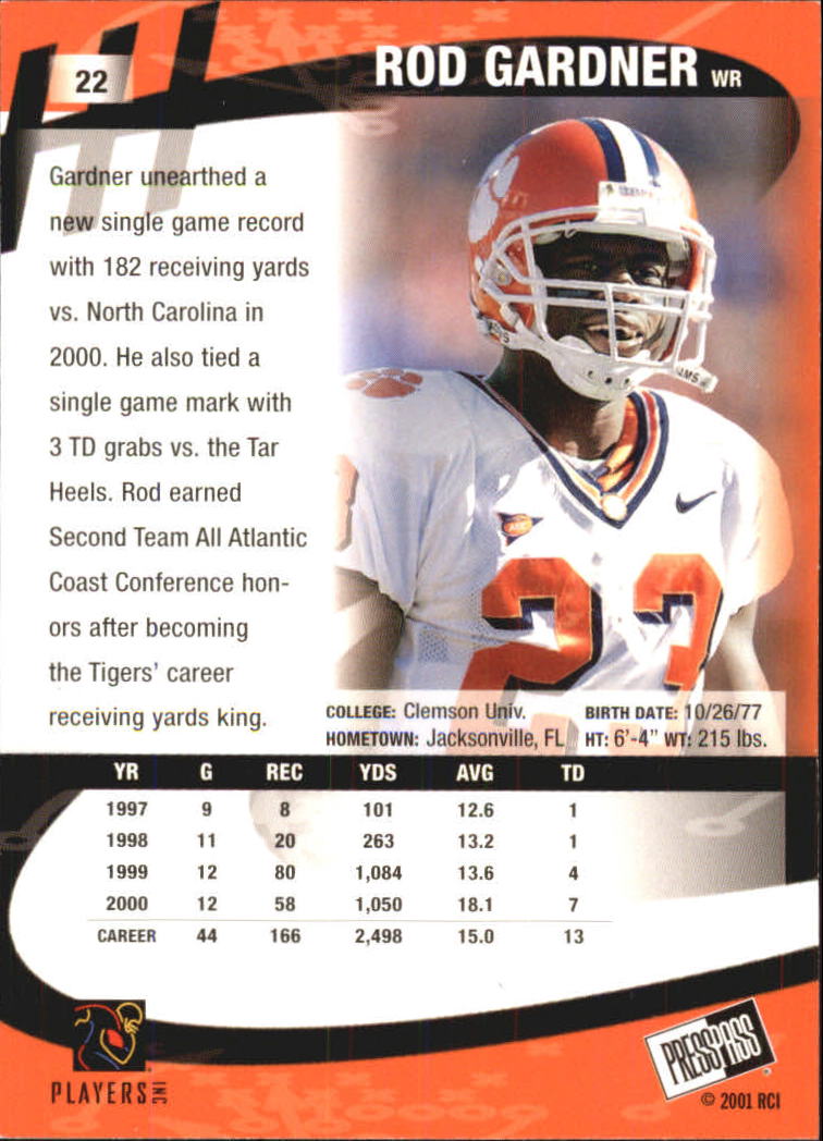 2001 Press Pass Football "Parallel" Cards - Picture 31 of 37
