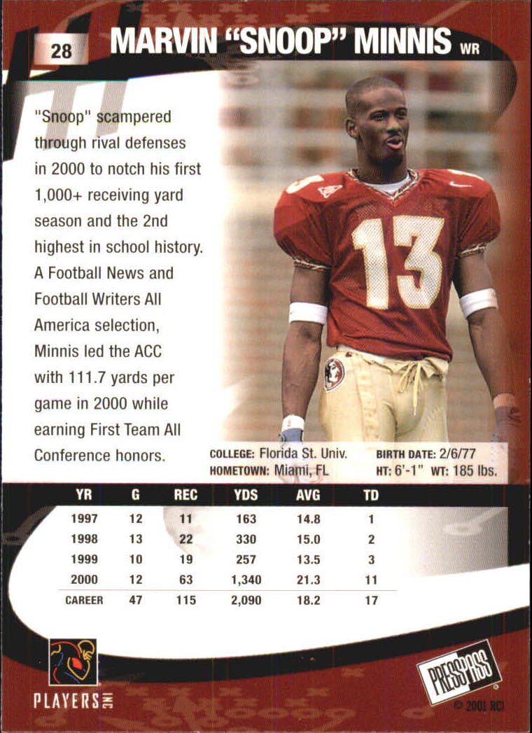 2001 Press Pass Football "Parallel" Cards - Picture 33 of 37