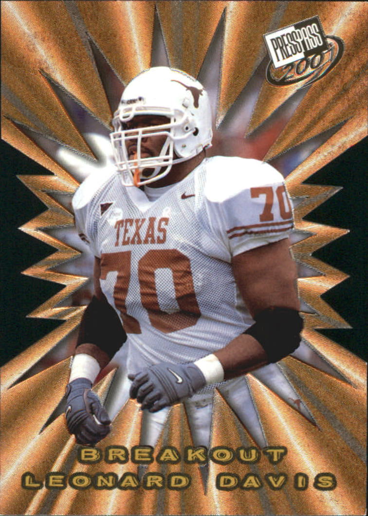 2001 Press Pass Football "Insert" Cards - Picture 34 of 59
