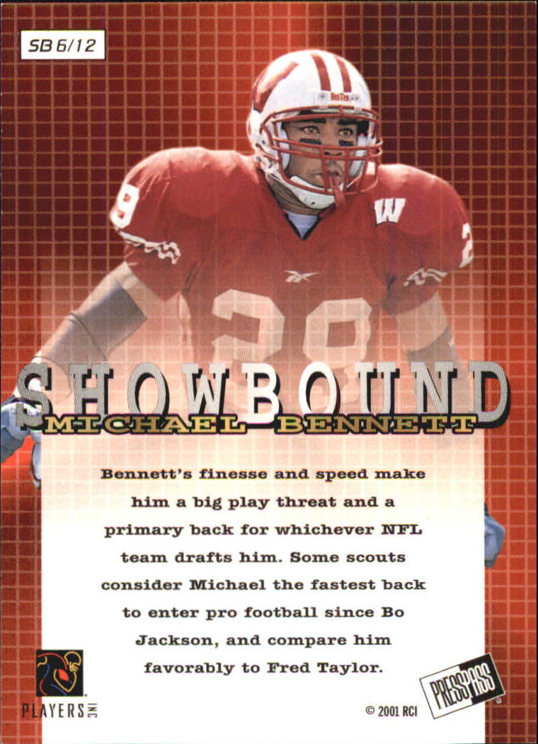 2001 Press Pass Football "Insert" Cards - Picture 53 of 59