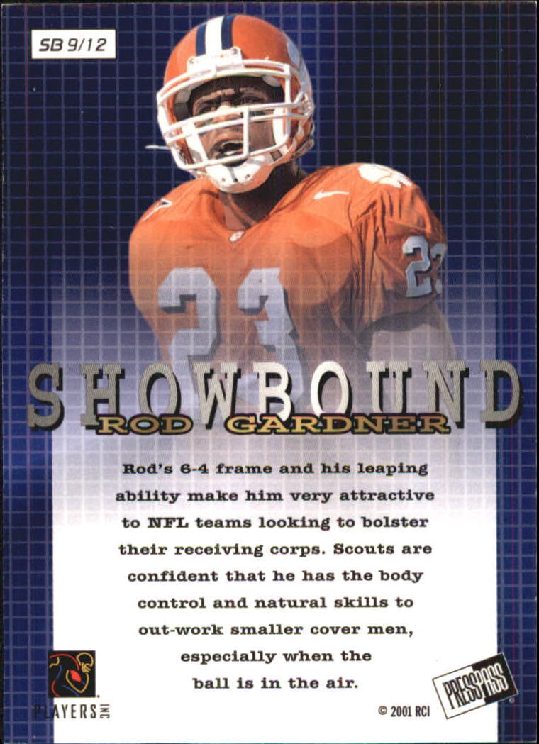 2001 Press Pass Football "Insert" Cards - Picture 57 of 59